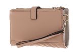 GUESS Keillah SLG Double Zip Organizer Beige GUESS Keillah SLG Double Zip Organizer Beige