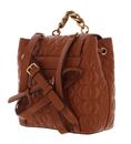 GUESS Elenia Flap Backpack Cognac