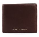 TOMMY HILFIGER TH Premium Leather Mini CC Wallet Dark Chestnut TOMMY HILFIGER TH Premium Leather Mini CC Wallet Dark Chestnut
