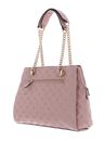 GUESS LA Femme Girlfriend Shoulder Satchel Pale Rose