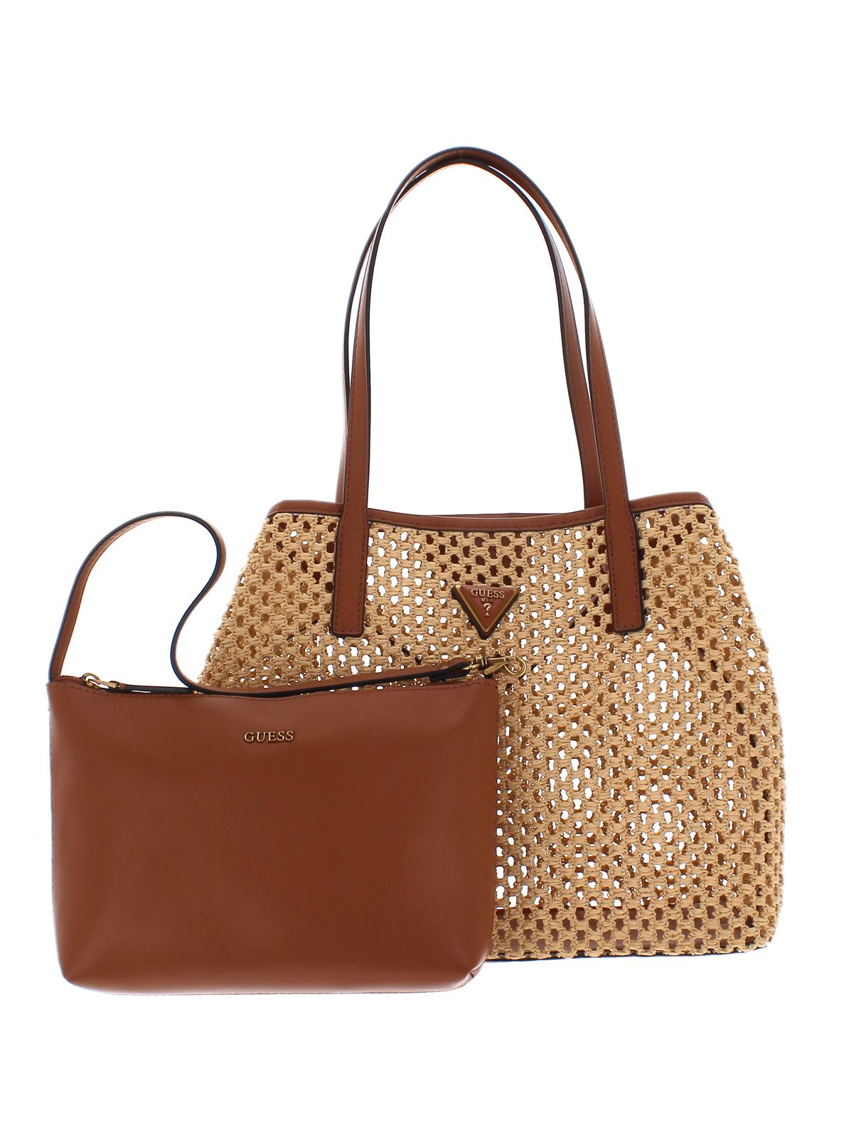 Bruine GUESS Shopper VIKKY LARGE TOTE