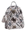 GUESS House Party Backpack L Cream Logo Multi