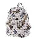 GUESS House Party Backpack L Cream Logo Multi