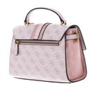 GUESS Ginevra Logo Top Handle Flap Blush Logo