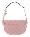 GUESS LA Femme Flap Shoulder Bag Pale Rose GUESS LA Femme Flap Shoulder Bag Pale Rose