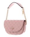 GUESS LA Femme Flap Shoulder Bag Pale Rose GUESS LA Femme Flap Shoulder Bag Pale Rose
