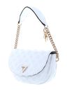 GUESS LA Femme Flap Shoulder Bag White GUESS LA Femme Flap Shoulder Bag White
