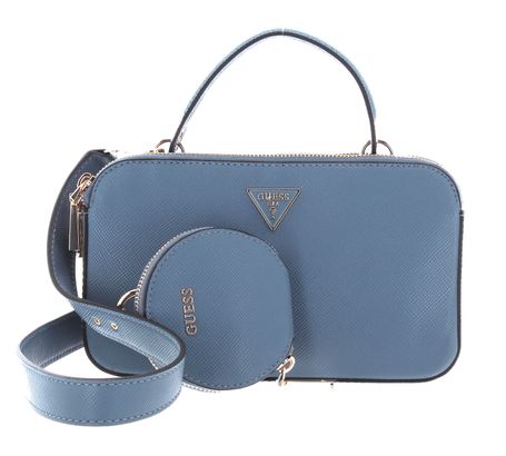 GUESS Eco Alexie Crossbody Top Zip Slate