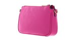 GUESS Nell Double Pouch Crossbody Fuchsia GUESS Nell Double Pouch Crossbody Fuchsia