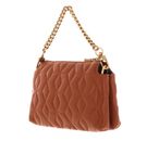 GUESS Elenia Mini Crossbody Top Zip Cognac