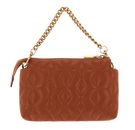 GUESS Elenia Mini Crossbody Top Zip Cognac