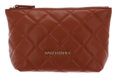 VALENTINO Ocarina Soft Cosmetic Case Cuoio