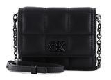 Calvin Klein Re-Lock Quilt Trifold Wallet M CK Black