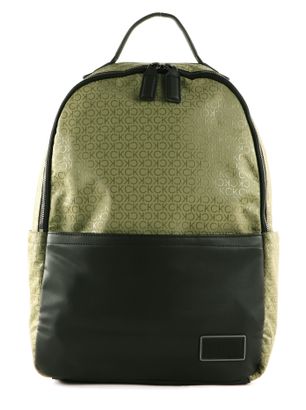 Calvin Klein CK Elevated Round Backpack Delta Green Mono