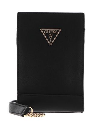 GUESS Noelle Chit Chat Phone Bag Black