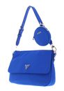 GUESS Eco Gemma Top Zip Shoulder Bag Blue