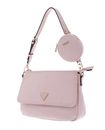 GUESS Eco Gemma Top Zip Shoulder Bag Light Rose