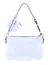 GUESS Eco Gemma Top Zip Shoulder Bag White