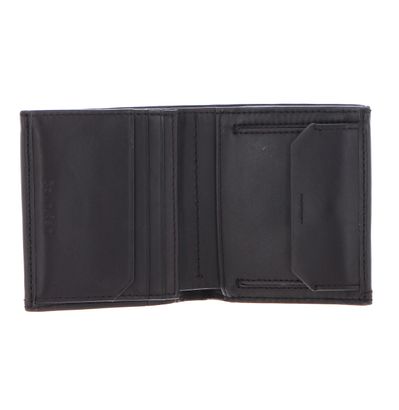 Calvin Klein Duo Stitch Trifold 6CC W / Coin Dark Brown | Buy bags 