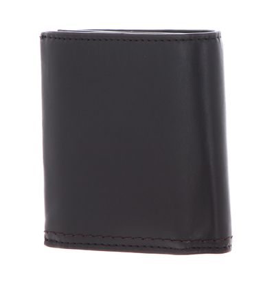 Calvin Klein Duo Stitch Trifold 6CC W / Coin Dark Brown | Buy bags 