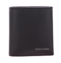 Calvin Klein Duo Stitch Trifold 6CC W / Coin Dark Brown Calvin Klein Duo Stitch Trifold 6CC W / Coin Dark Brown