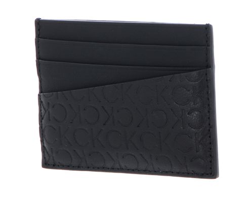 Calvin Klein CK Must Mono Cardholder 6CC Black Tonal Mono