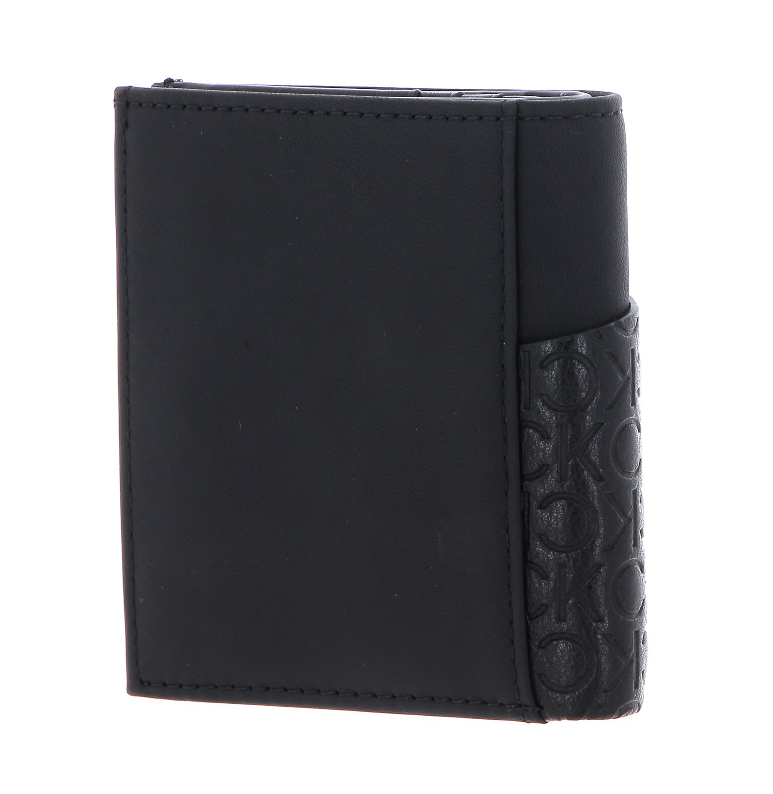 Calvin Klein CK Must Mono Trifold 6CC W / Coin Black Tonal Mono | Buy ...