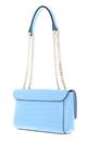 GUESS Nell Croc Convertible Crossbody Flap Powder Blue