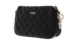 GUESS LA Femme Double Pouch Crossbody Black GUESS LA Femme Double Pouch Crossbody Black
