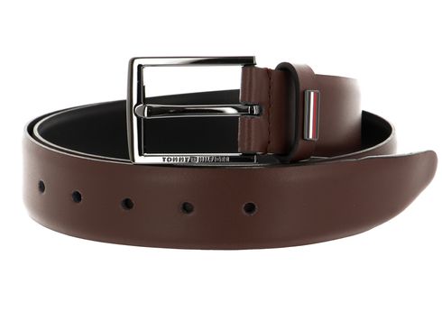 TOMMY HILFIGER Business 3.5 Belt W85 Dark Chestnut