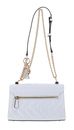 GUESS Sasky Convertible Crossbody Flap White