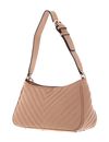 GUESS Leather Ariete Shoulderbag Beige