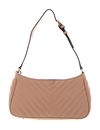GUESS Leather Ariete Shoulderbag Beige