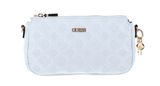 GUESS LA Femme Double Pouch Crossbody White GUESS LA Femme Double Pouch Crossbody White