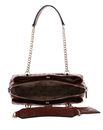 GUESS LA Femme Girlfriend Shoulder Satchel Cognac