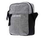 LACOSTE Vertical Camera Bag Gris Chine Noir LACOSTE Vertical Camera Bag Gris Chine Noir