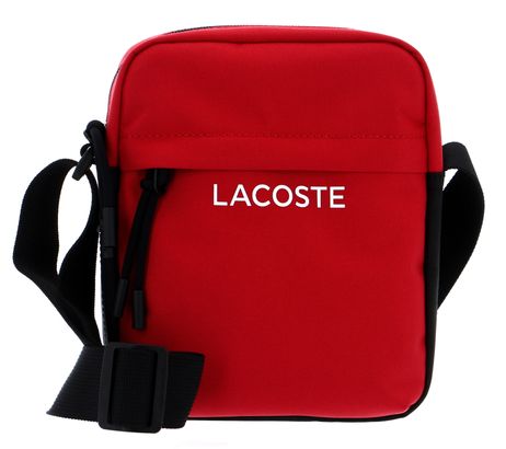 LACOSTE Vertical Camera Bag Rouge 240 Noir