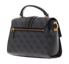 GUESS Ginevra Logo Top Handle Flap Coal Logo