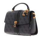 GUESS Ginevra Logo Top Handle Flap Coal Logo