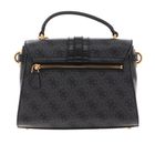 GUESS Ginevra Logo Top Handle Flap Coal Logo
