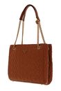 GUESS Elenia Girlfriend Carryall Cognac GUESS Elenia Girlfriend Carryall Cognac