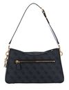 GUESS Ginevra Logo Elite Shoulder Bag Coal Logo