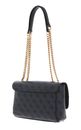 GUESS Nell Logo Convertible Crossbody Flap Coal Logo GUESS Nell Logo Convertible Crossbody Flap Coal Logo