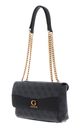 GUESS Nell Logo Convertible Crossbody Flap Coal Logo GUESS Nell Logo Convertible Crossbody Flap Coal Logo