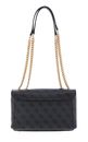 GUESS Nell Logo Convertible Crossbody Flap Coal Logo GUESS Nell Logo Convertible Crossbody Flap Coal Logo