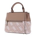 GUESS Double Compartment Satchel S Rose Logo