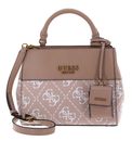 GUESS Double Compartment Satchel S Rose Logo