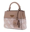 GUESS Double Compartment Satchel S Rose Logo