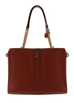 GUESS Ginevra Society Tote Whiskey