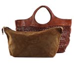 CAMPOMAGGI Shopping Bag L Cognac